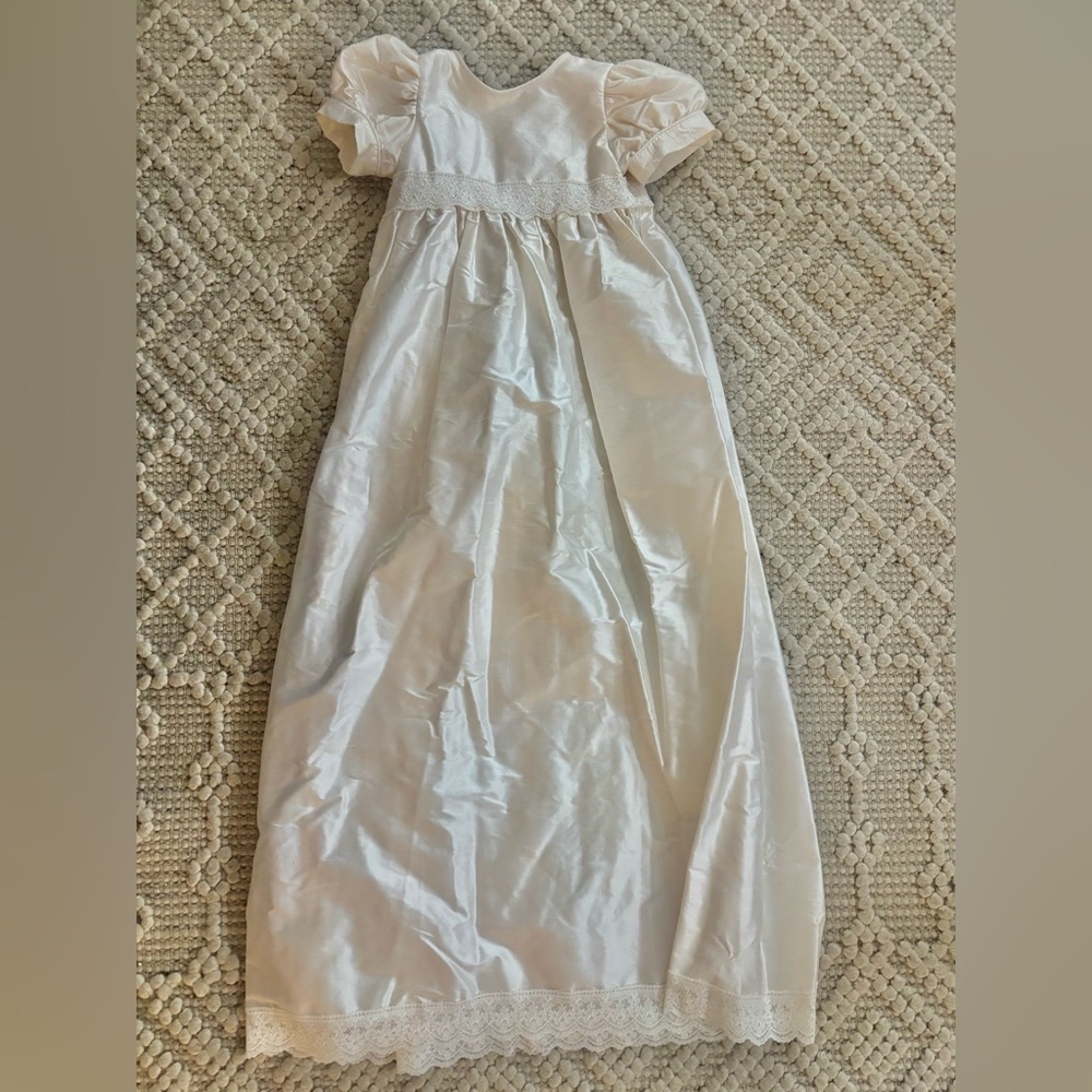 by Piccolo Bacio - Beautiful Traditional Silk Heirloom gown